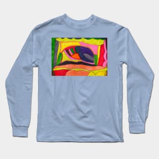 Abstract Art Multicoloured Golden Highness Long Sleeve T-Shirt